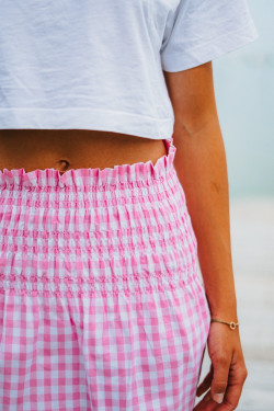 copy of LILA Top/Skirt - Pink Check