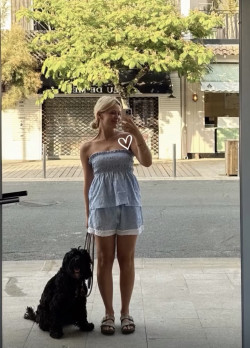 Gina Blue Gingham Shorts