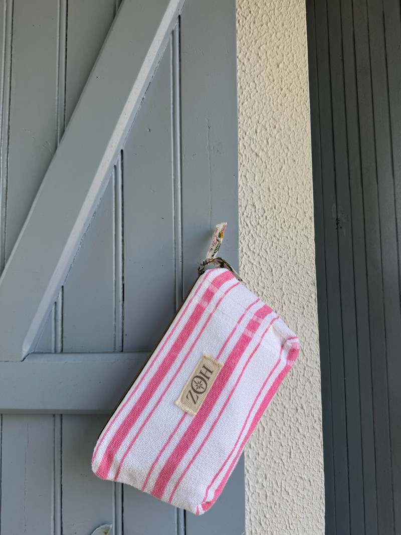Rosa Vintage Terry Cloth Pouch