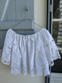 Embroidered Vintage Linen Blouse / MIA