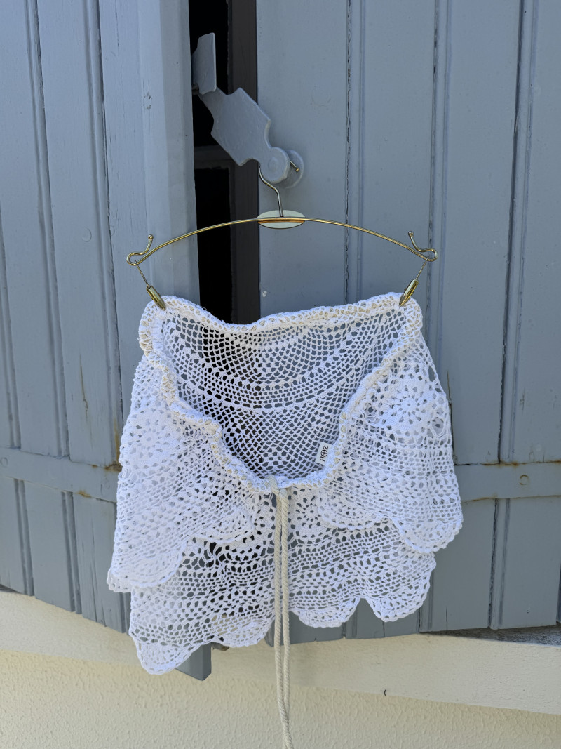 Marius Embroidered Backless Top