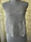 Marius Embroidered Backless Top
