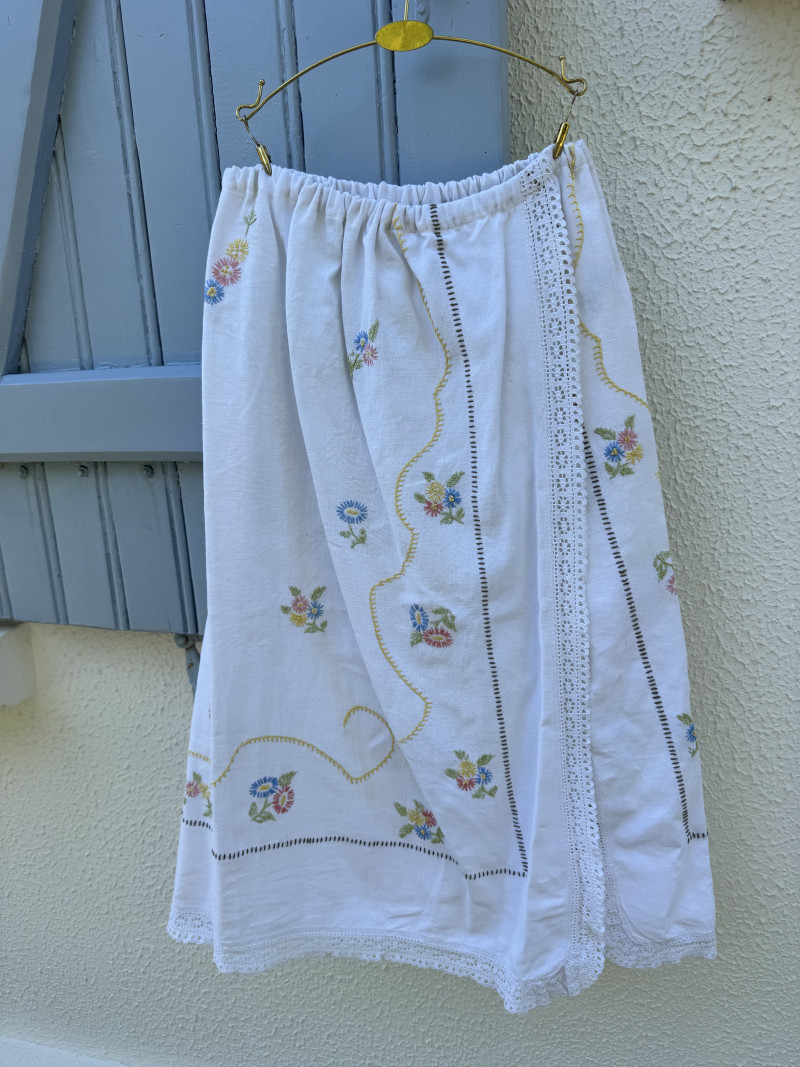 Maggie Embroidered Maxi Skirt