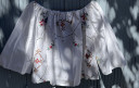 Embroidered Vintage Linen Blouse / Louise