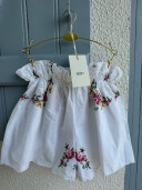 Melissa Embroidered Vintage Linen Shorts