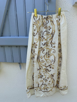 ELIA Embroidered Maxi Skirt