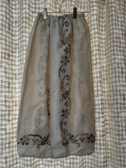 ELIA Embroidered Maxi Skirt