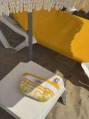 Yellow Terry Cloth Pouch