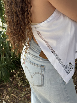 JAY Linen Backless Top