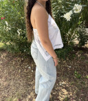 JAY Linen Backless Top