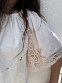 copy of Axelle Embroidered Vintage Linen Blouse