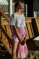 LILI/ Top /Jupe vichy rose