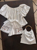 Leon Embroidered Tote Bag