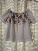 copy of Blouse en linge ancien brodé / Esmée