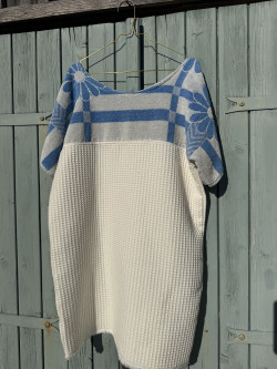 Robe éponge Ibiza/ blue