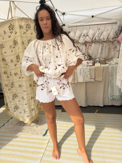 copy of Toscane Vintage Linen Shorts