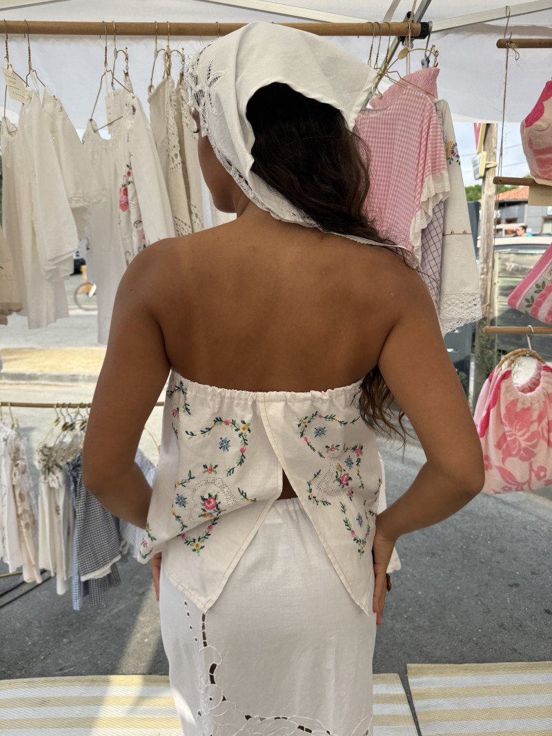Top brodé ZIA