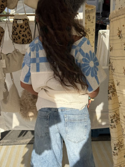 Ibiza Terry Cloth Dress / Blue