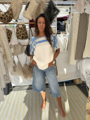 Robe éponge Ibiza/ blue