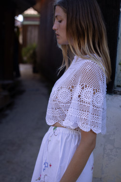Top brodé en crochet / Ezra