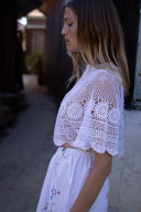 copy of Bianca Crochet Embroidered Top
