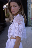 Top brodé en crochet / Ezra