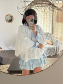 Poncho en crochet Gino