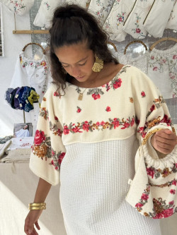 Robe éponge Limonata / rosa