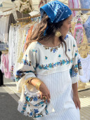 Limonata Terry Cloth Dress / blue