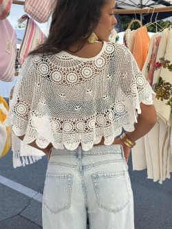 Top brodé en crochet / Ezra