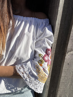 Blouse brodée Rosalia