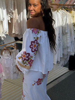 Blouse brodée Rosalia