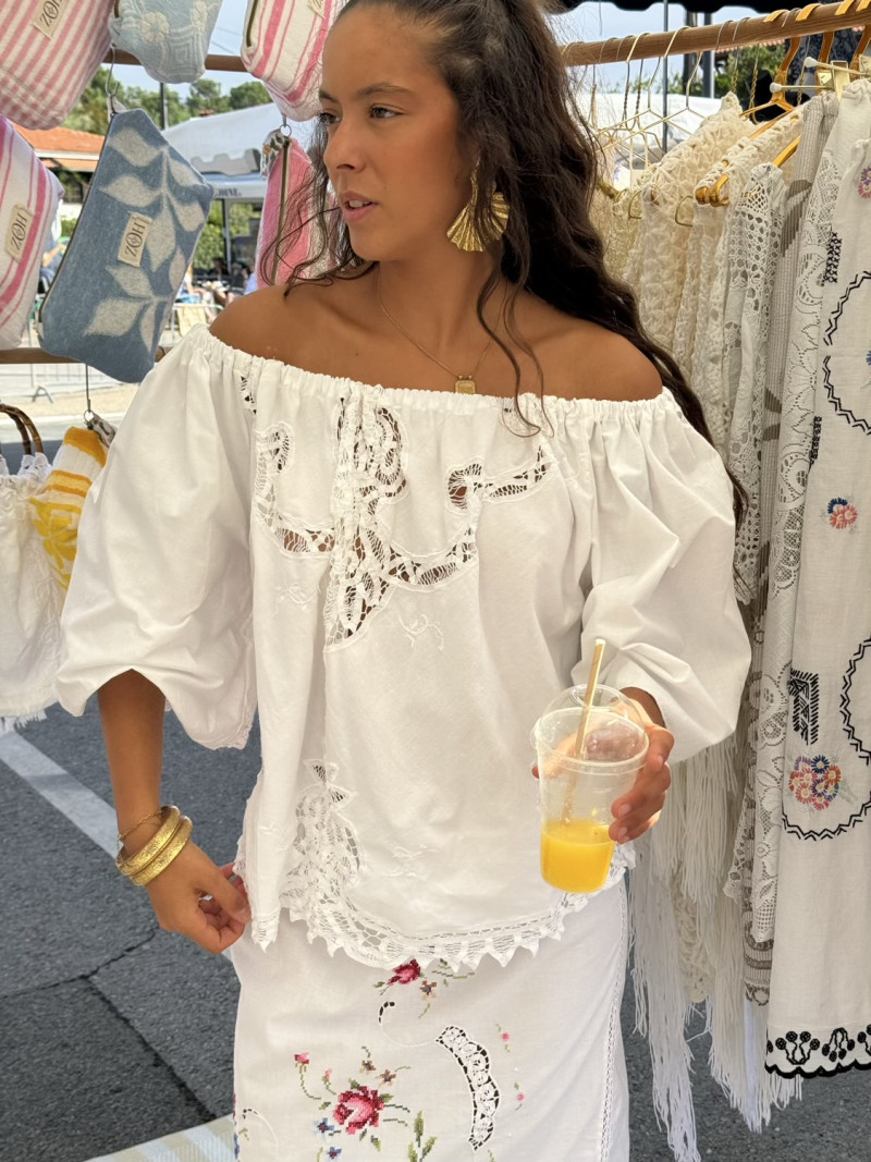Blouse brodée Emma