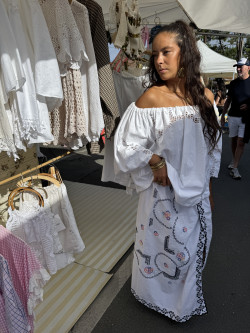 Jupe longue brodée ZIA