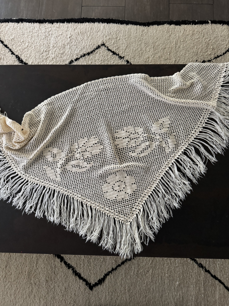 Austin Vintage Crochet Shawl