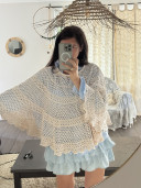 Poncho en laine Suzie
