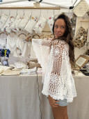 Poncho en crochet Jacomo