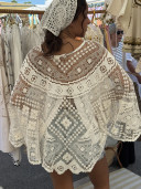 Poncho en crochet Elio
