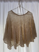 Poncho en laine Dante