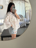 Poncho en crochet Norton
