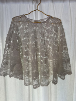 Poncho en crochet Norton