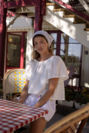 HORTENSE Eyelet Embroidery Blouse