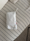 Pochette en linge ancien brodé/Marcella