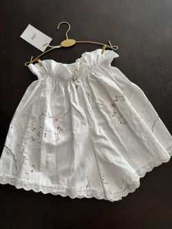 Short en linge ancien Bianco