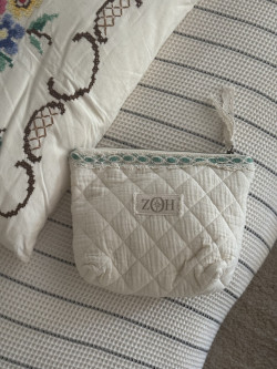 Pochette Mia en gaze de coton