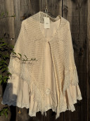Châle vintage en crochet Mona