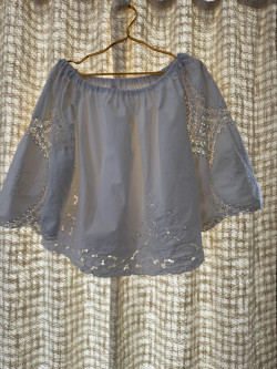 copy of Judy Embroidered Vintage Linen Blouse