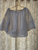 copy of Judy Embroidered Vintage Linen Blouse
