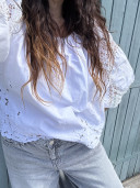 copy of Judy Embroidered Vintage Linen Blouse