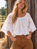 Tilda Embroidered Blouse
